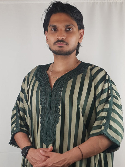 Moroccan Prestige Jillabah - Emerald Green